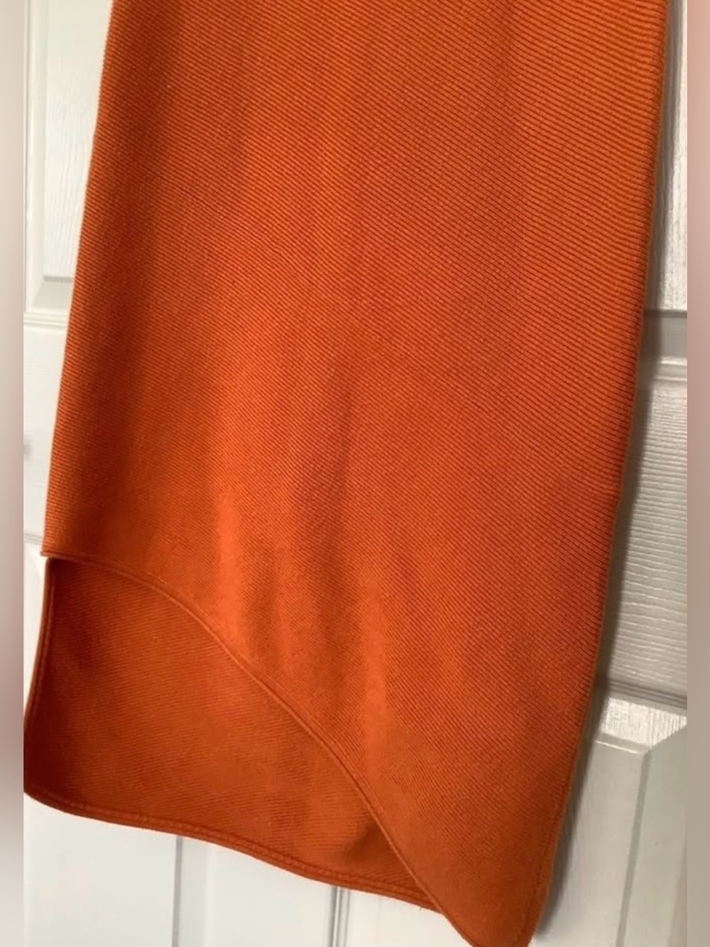 Sleeveless Rust Midi Dress - Brand: Victor Alfaro size XS - Picture 5 of 7
